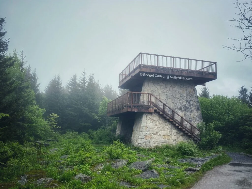 The observation tower at Spruce Knob