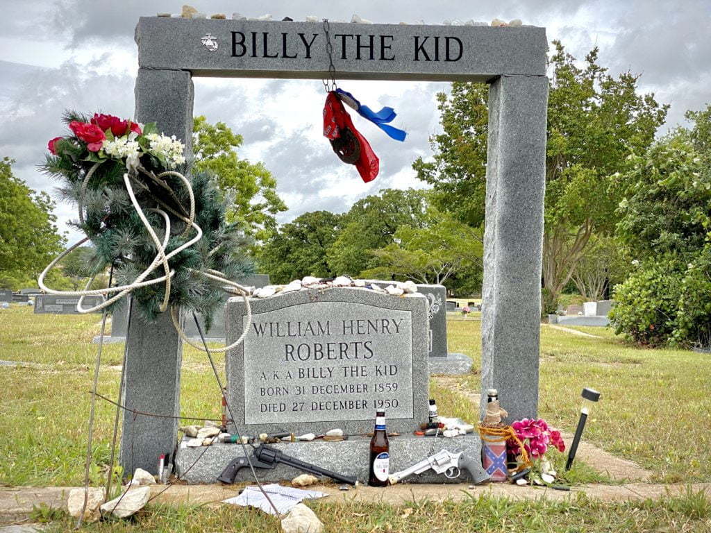 Billy the Kid's Grave in Hamilton, Texas