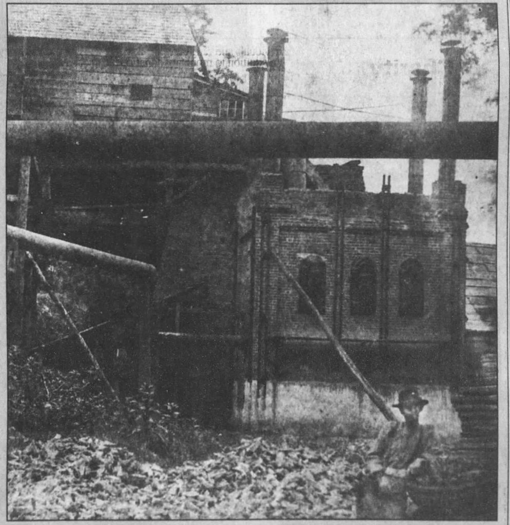 What Carlisle Iron Works in Boiling Springs once looked like in 1875