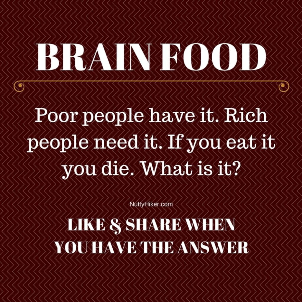 Brain Food Tuesday 4-26-2016 Riddle