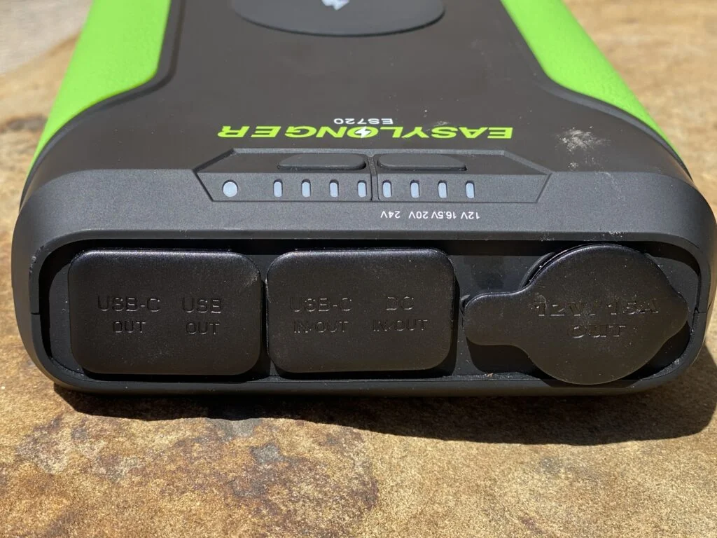 Easylonger ES720 Backpacking CPAP battery ports