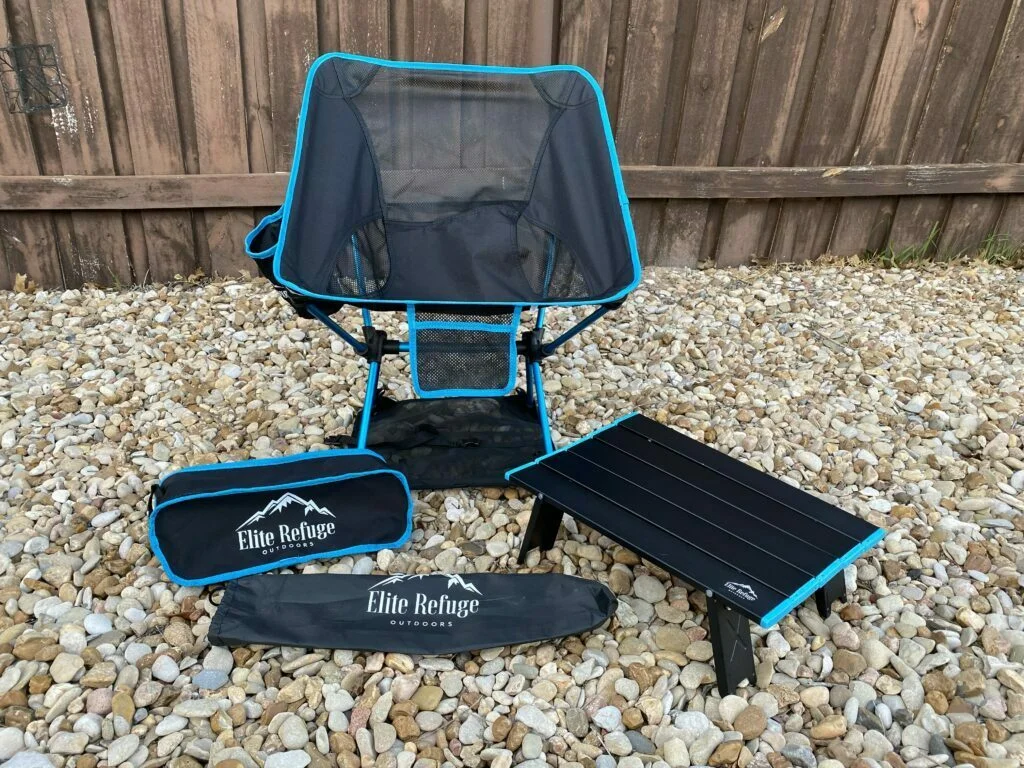 Elite Refuge Outdoors Backpacking Chair and Table Review