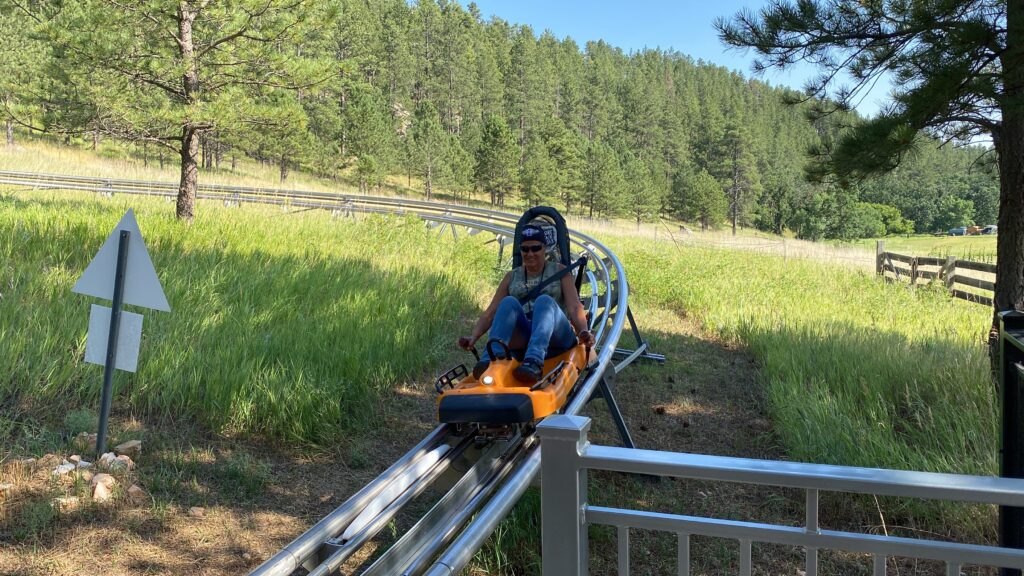 sturgis 2024 day 8 riding a mountain coaster