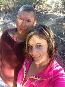 Hiking with the hubby at Dana Peak Park after the fire in Oct 2015.