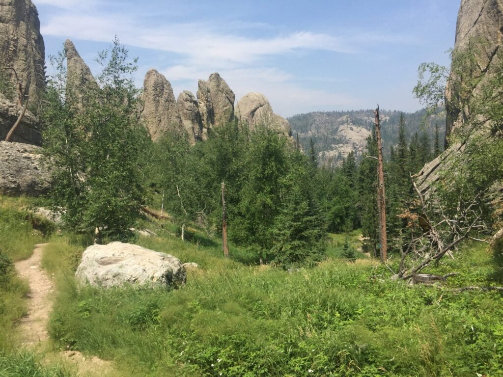 The Sunday Gulch Trail located in the Black Hills of South Dakota