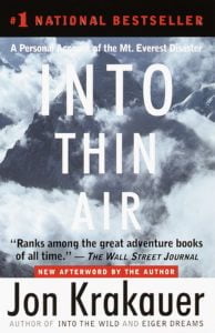 Into Thin Air Bookcover