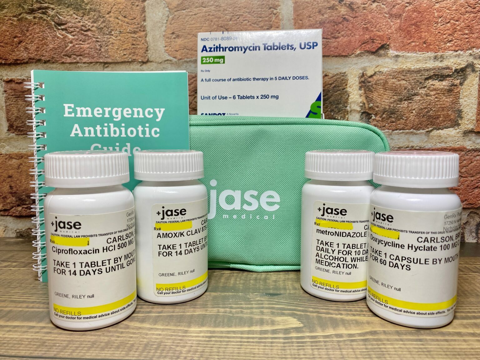 travel pack antibiotics