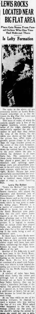 Lewis Rocks The News Chronicle July 21 1936