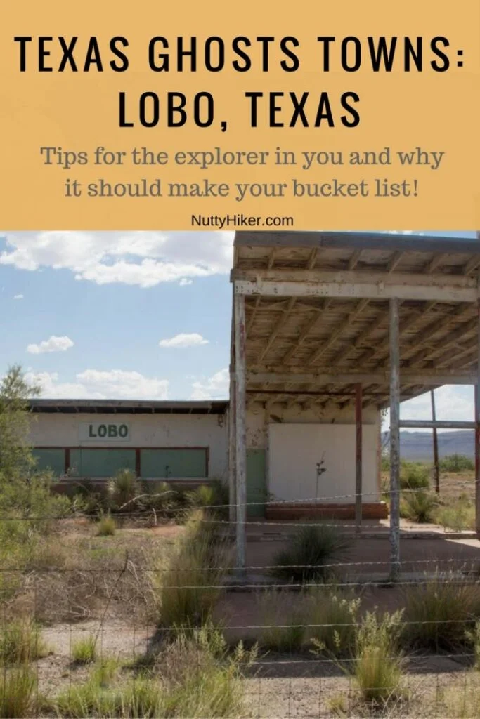 Texas Ghost Towns: Lobo, Texas in West Texas is a small ghost town that was abandoned in the early 90's