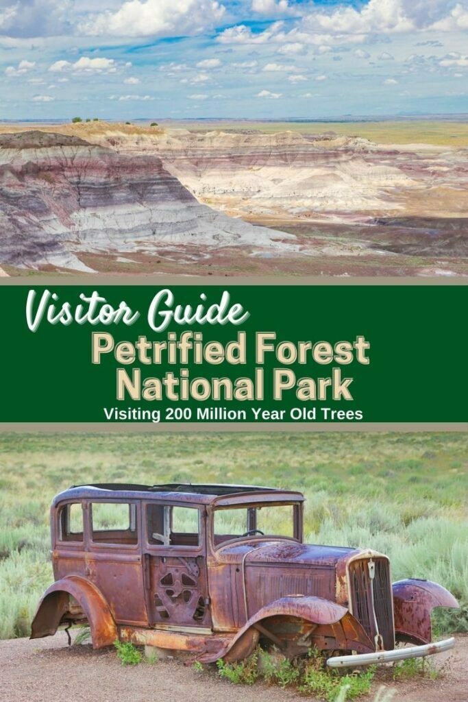 Pinterest image for Petrified Forest National Park