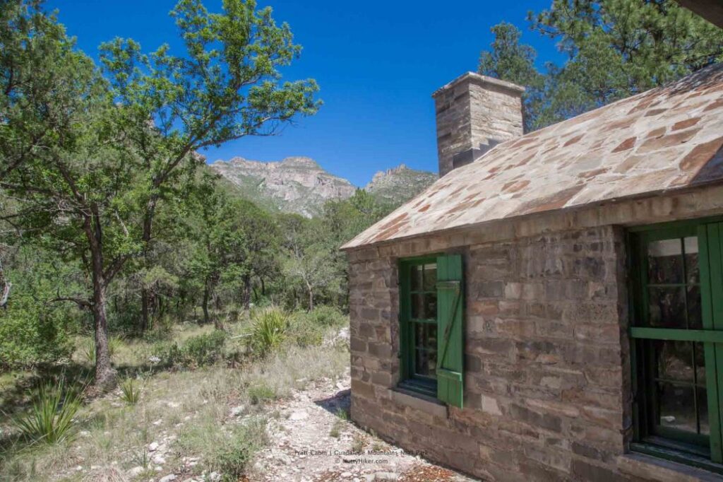 Pratt Cabin at Guadalupe Mountain National Park in Texas