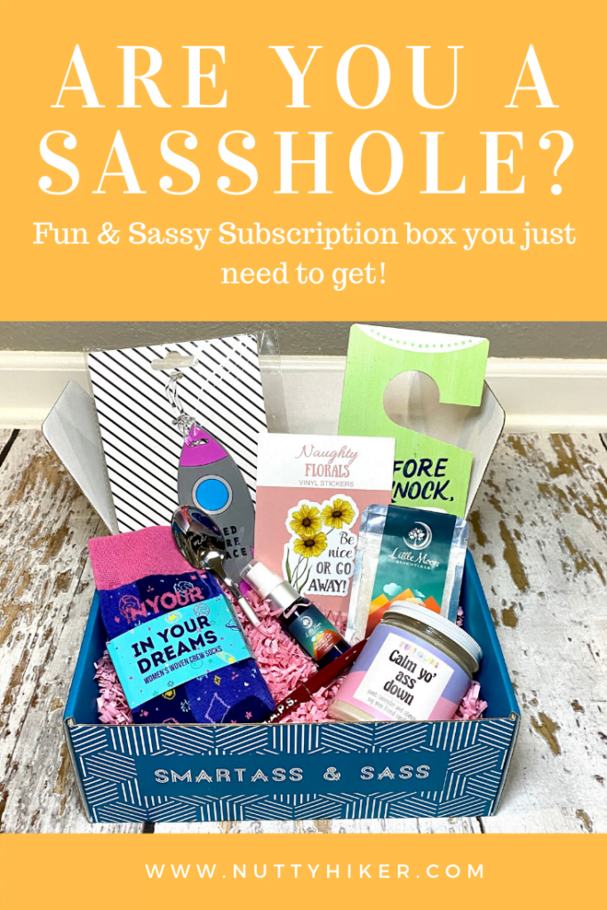 Smartass & Sass Subscription Box. A subscription box for Sassholes!