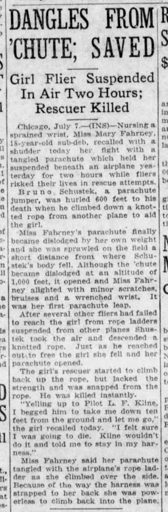 newspaper clipping