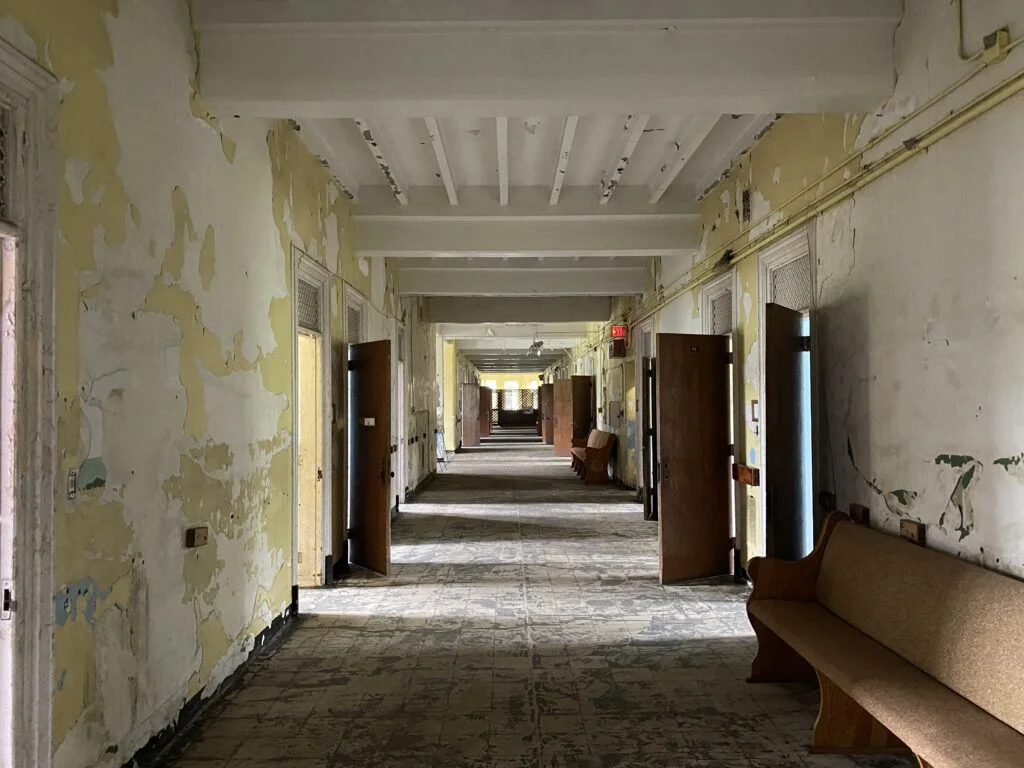 Unfinished ward in the Trans-Allegheny Lunatic Asylum