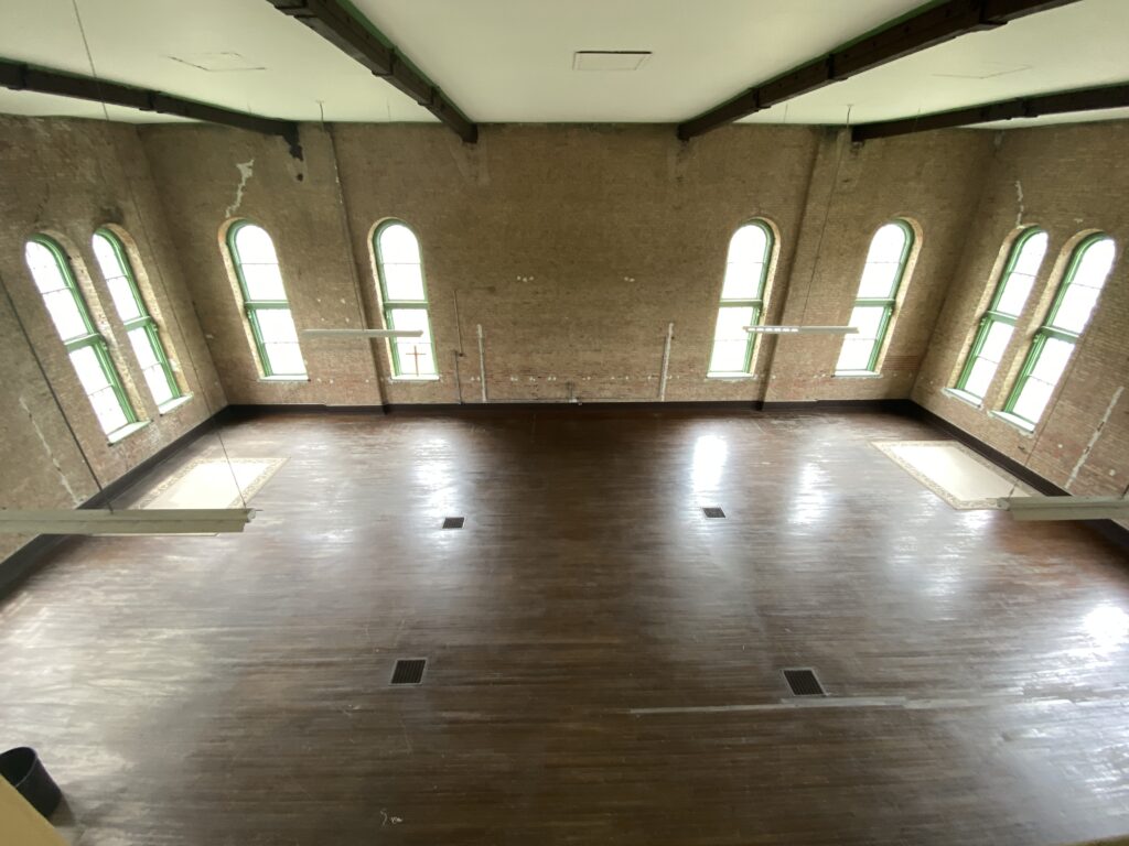 Rec room at the Trans-Allegheny Lunatic Asylum