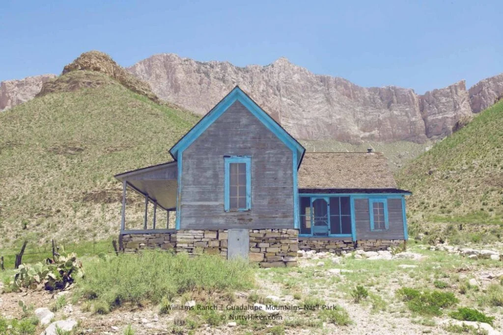 Williams Ranch at Guadalupe Mountains National Park in Texas