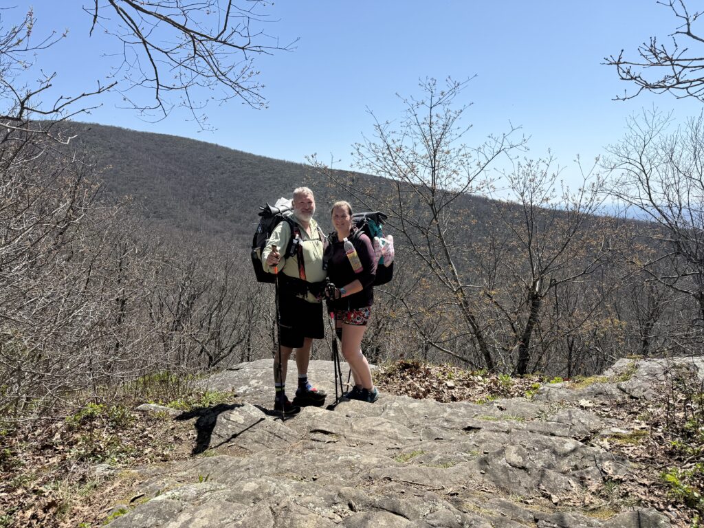 appalachian trail day 11 on top of Trey Mountain