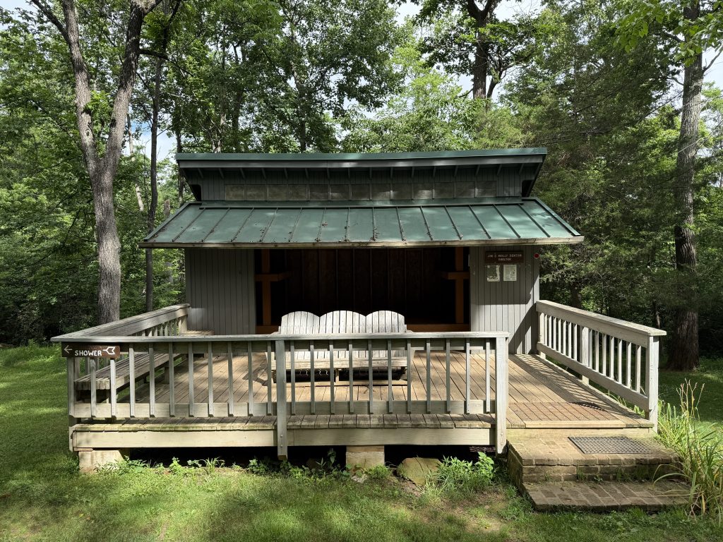 jim and molly denton shelter porch view