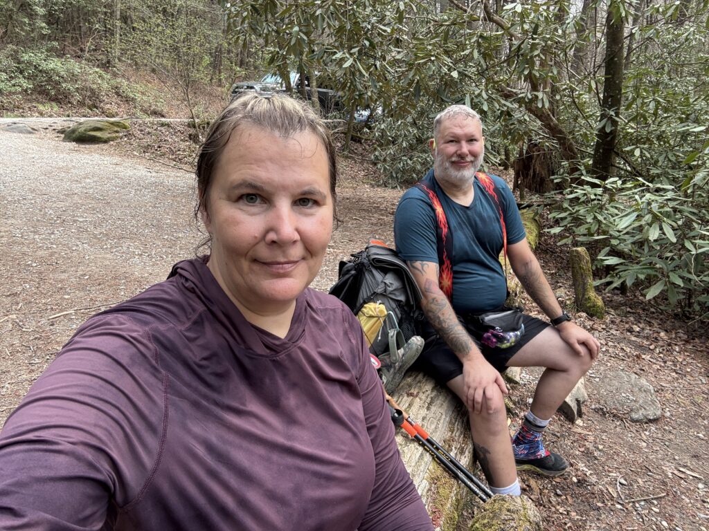 Appalachian Trail Day 1 Lunch spot