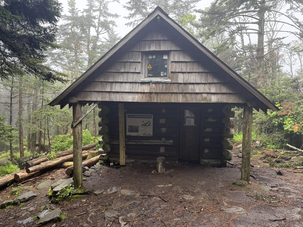 picture of roan high knob shelter