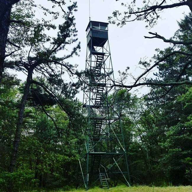 big flat fire tower
