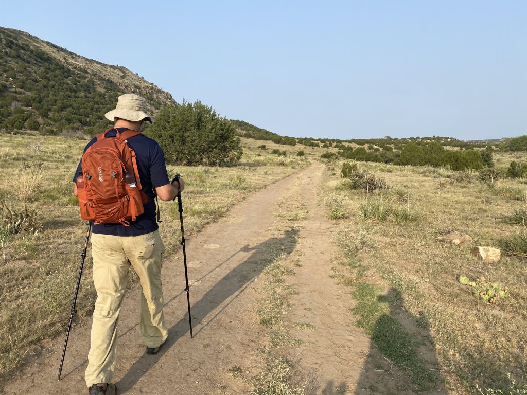 the trail at Black Mesa, Oklahoma high point