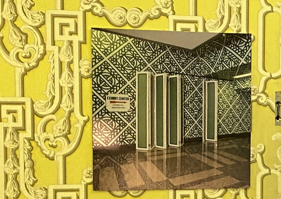The Greenbrier bunker door picture showing it concealed 