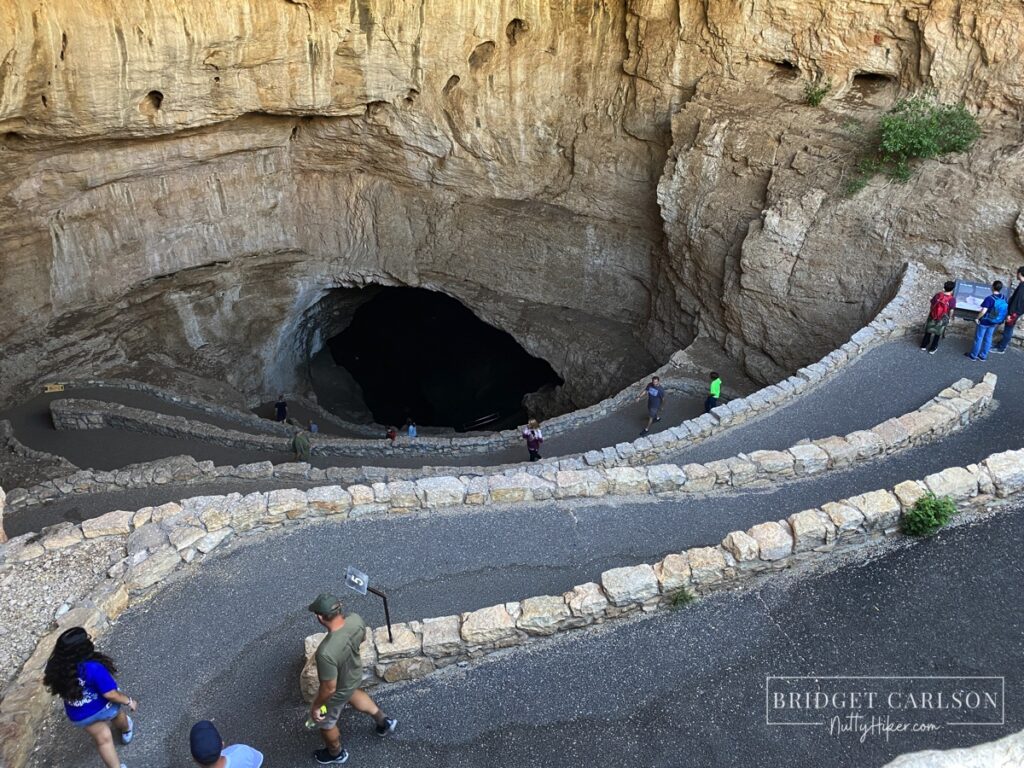 Carlsbad Caverns National Park natural entrance 