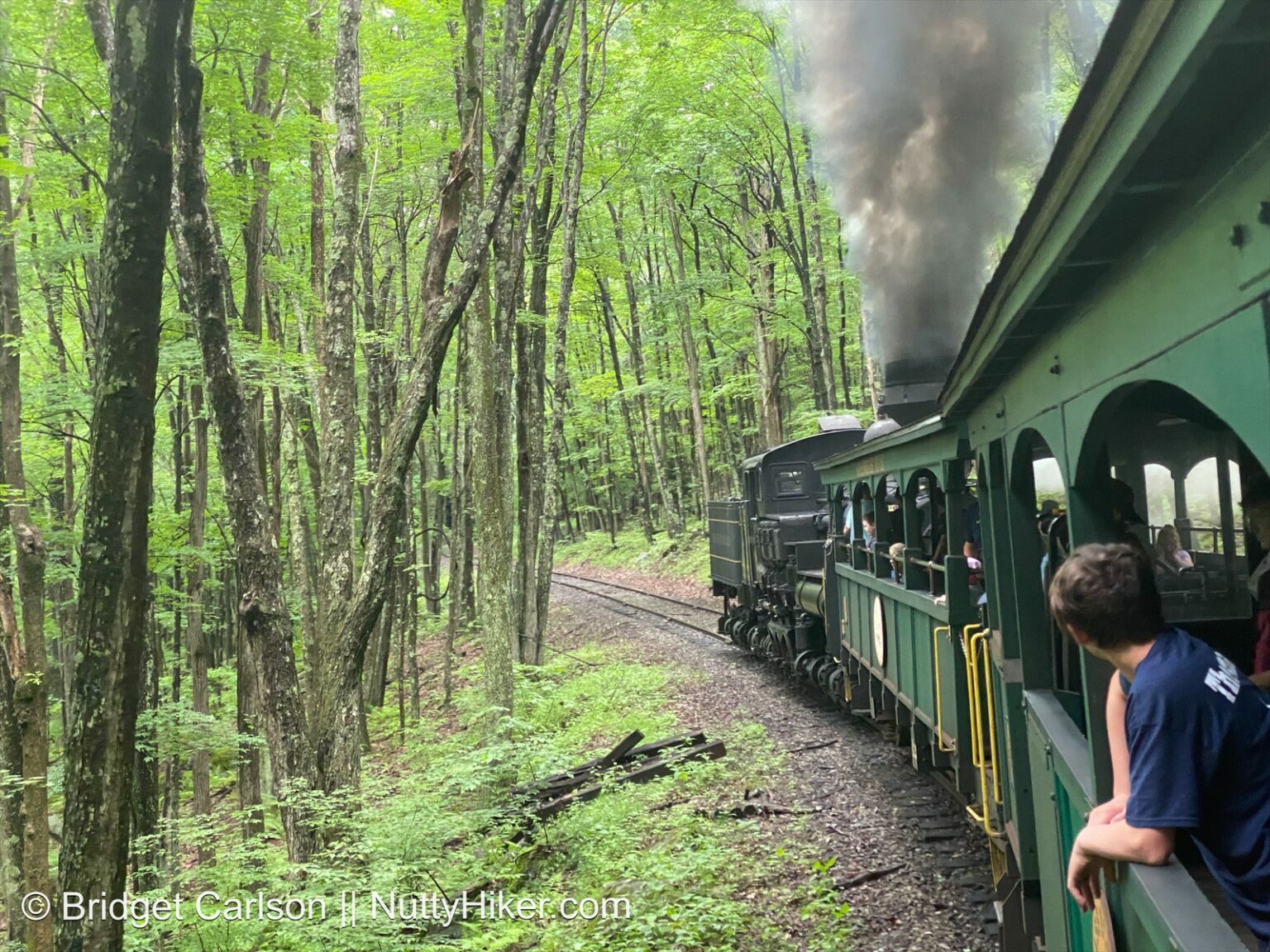 Riding the Cass Scenic Railroad  Nutty Hiker Adventures