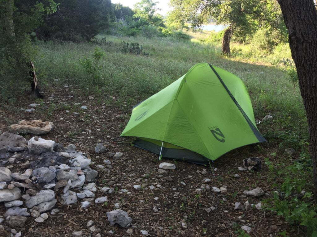 Cedar Hollow Camp at Goodwater Loop Trail in Georgetown.