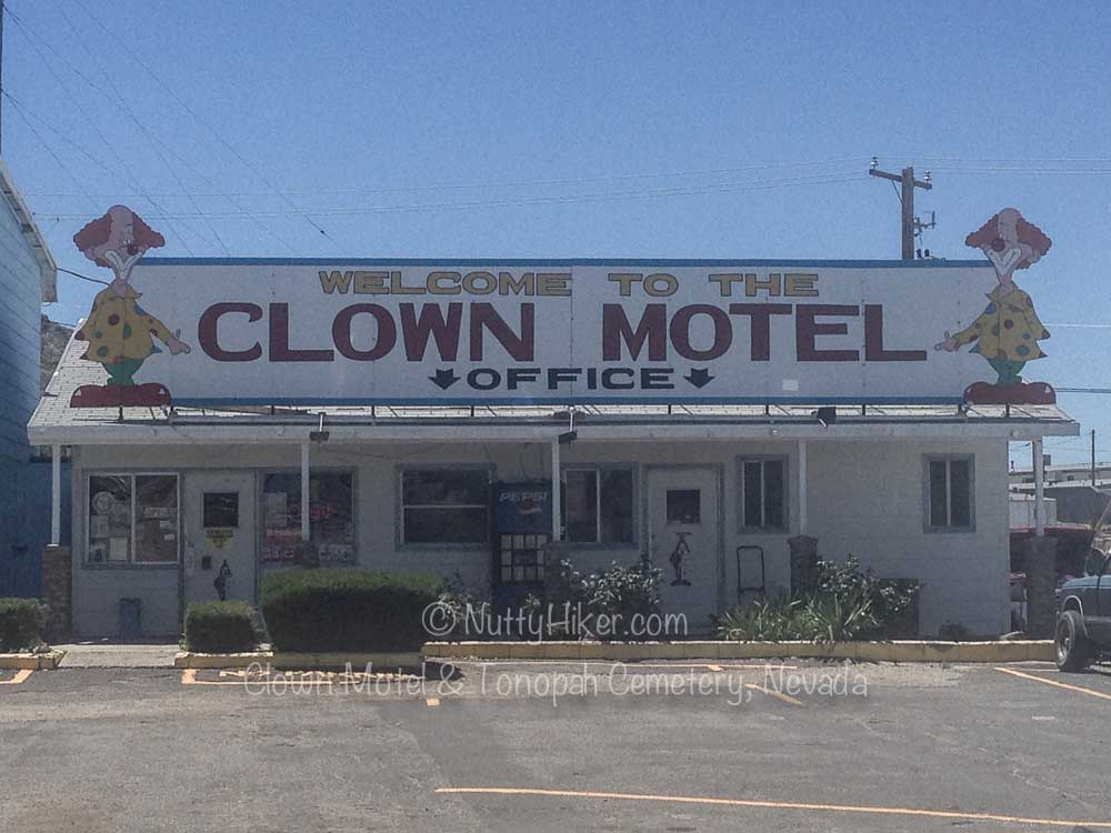 Clown Motel & Tonopah Cemetery Nevada