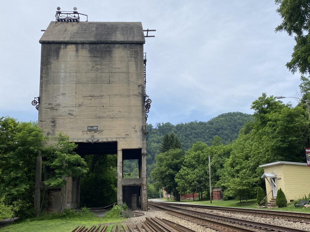 coal tower in Thurmond, WV
