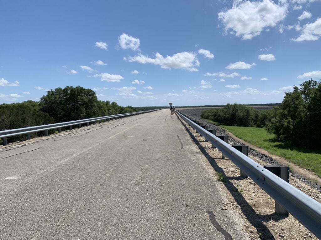 Dam crossing on Goodwater Loop