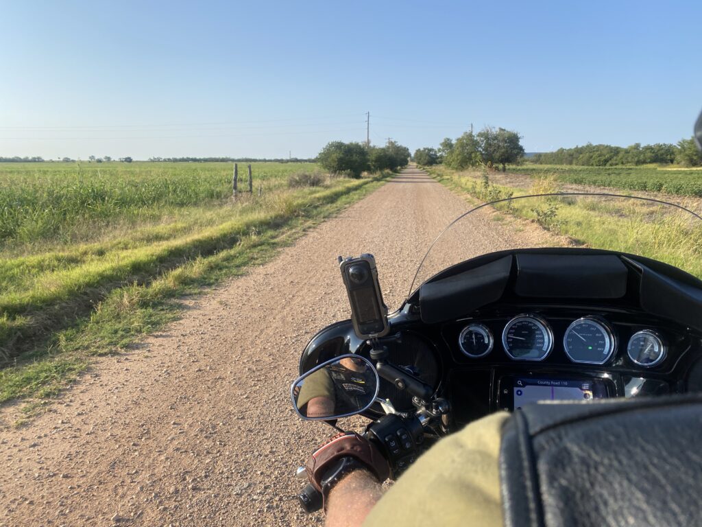 day 2 riding to sturgis and we end up on a gravel road