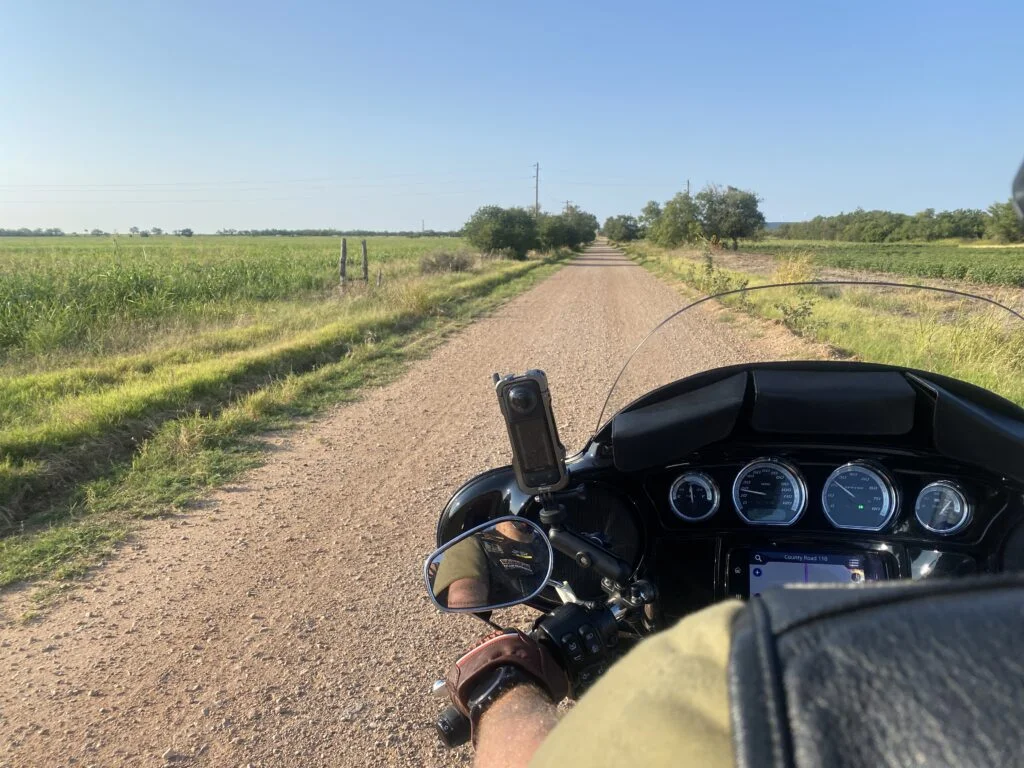 day 2 riding to sturgis and we end up on a gravel road