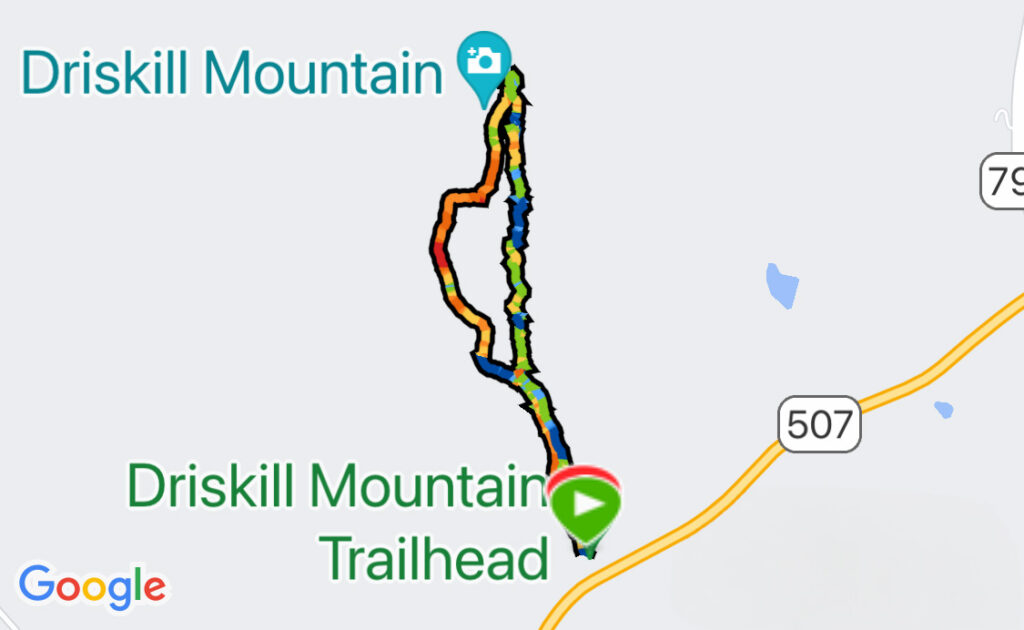 Driskill Mountain Trail Map