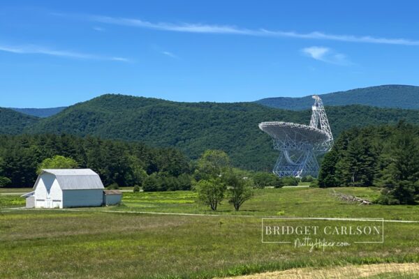 Green Bank Observatory - Where Cell Phones, WiFi, and Gas Powered Vehicles aren't allowed.