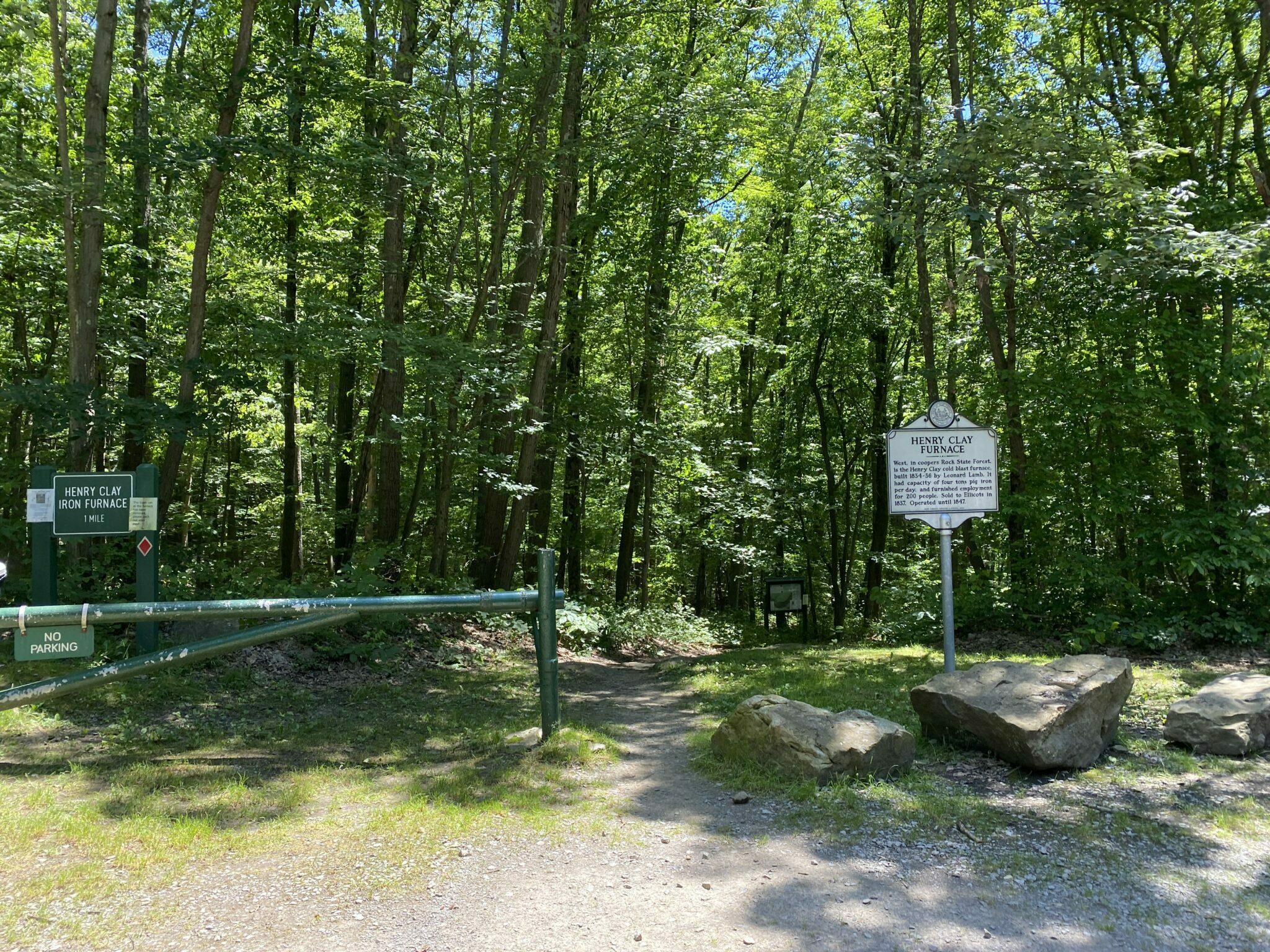 Henry Clay Iron Furnace - Coopers Rock State Forest