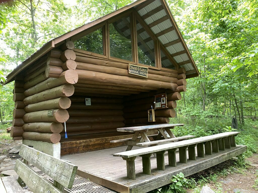 Ed Garvey Memorial Shelter on the Appalachian Trail