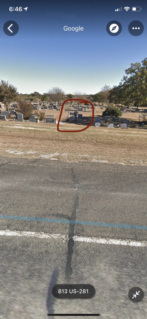 Billy the Kid's Grave in Hamilton, Texas