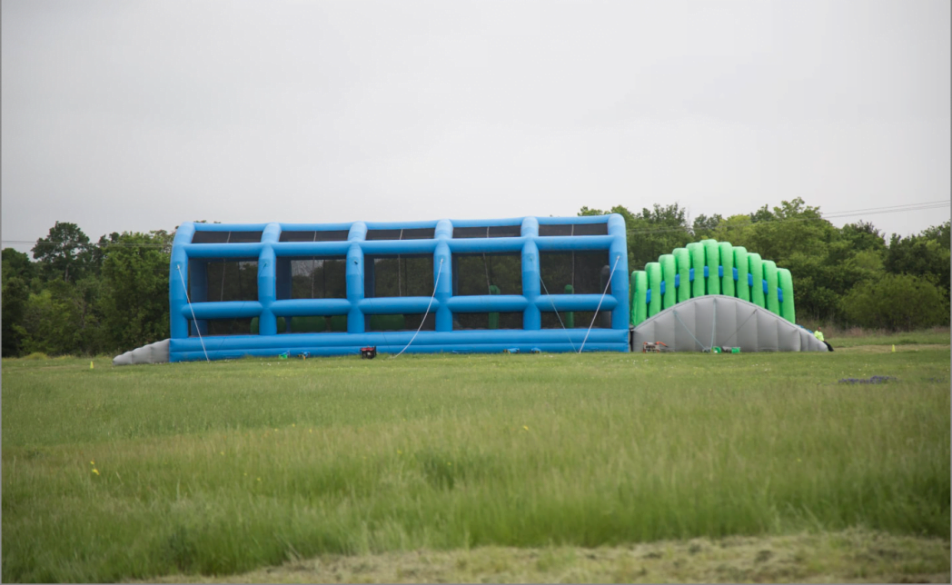 Insane Inflatable 5K 2016 Temple, Texas | Nutty Hiker