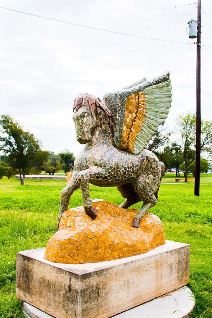 Lampasas Hannah Springs Sculpture Garden in Lampasas Texas