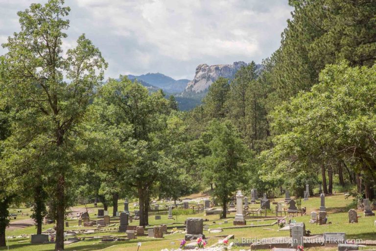 Mountain View Cemetery aka Keystone Cemetery is the only cemetery with a view of Mount Rushmore.