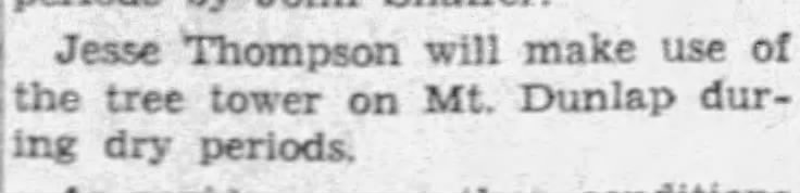 mt dunlap tree tower public opinion april 10 1933