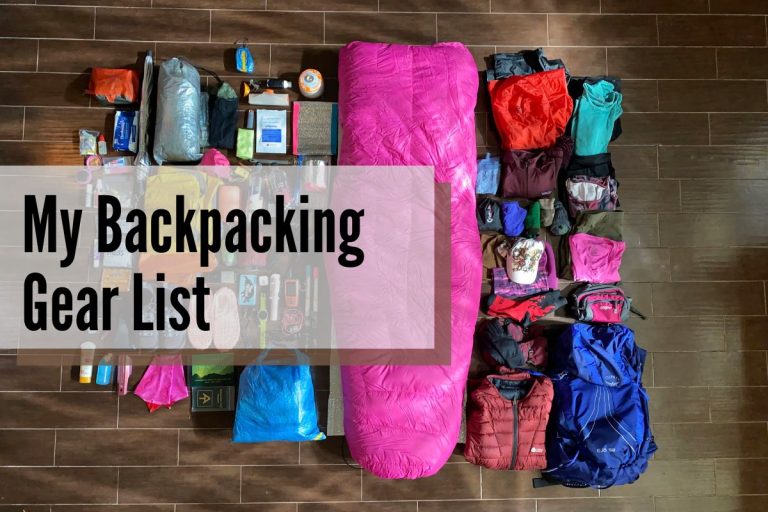 My Backpacking Gear List