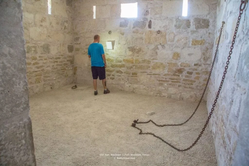 Old Historic Fort Stockton Guard House (Prisoner Area)