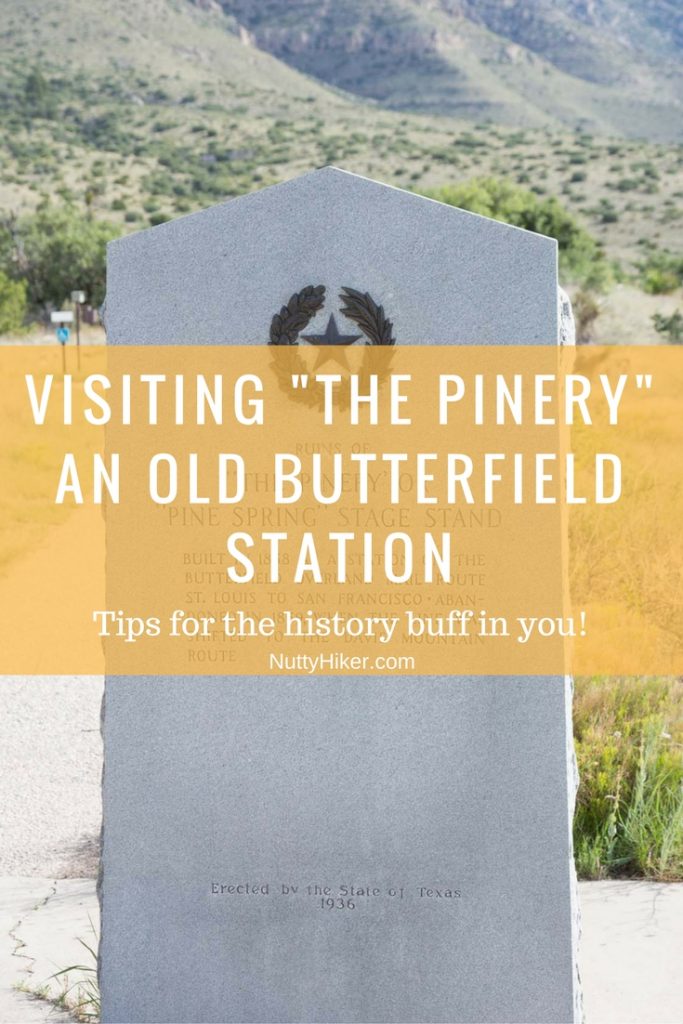 Pinery Nature Trail & Old Pinery Butterfield Station at Guadalupe Mountains National Park in Texas