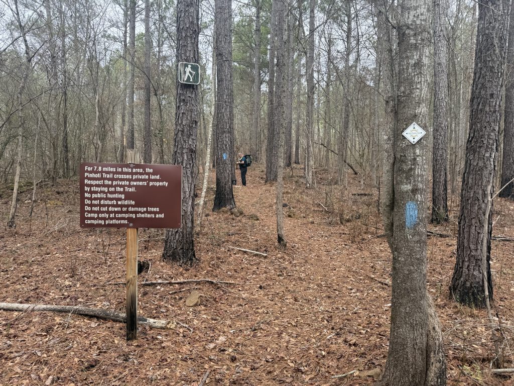 pinhoti trail day 31 private property nuttyhiker