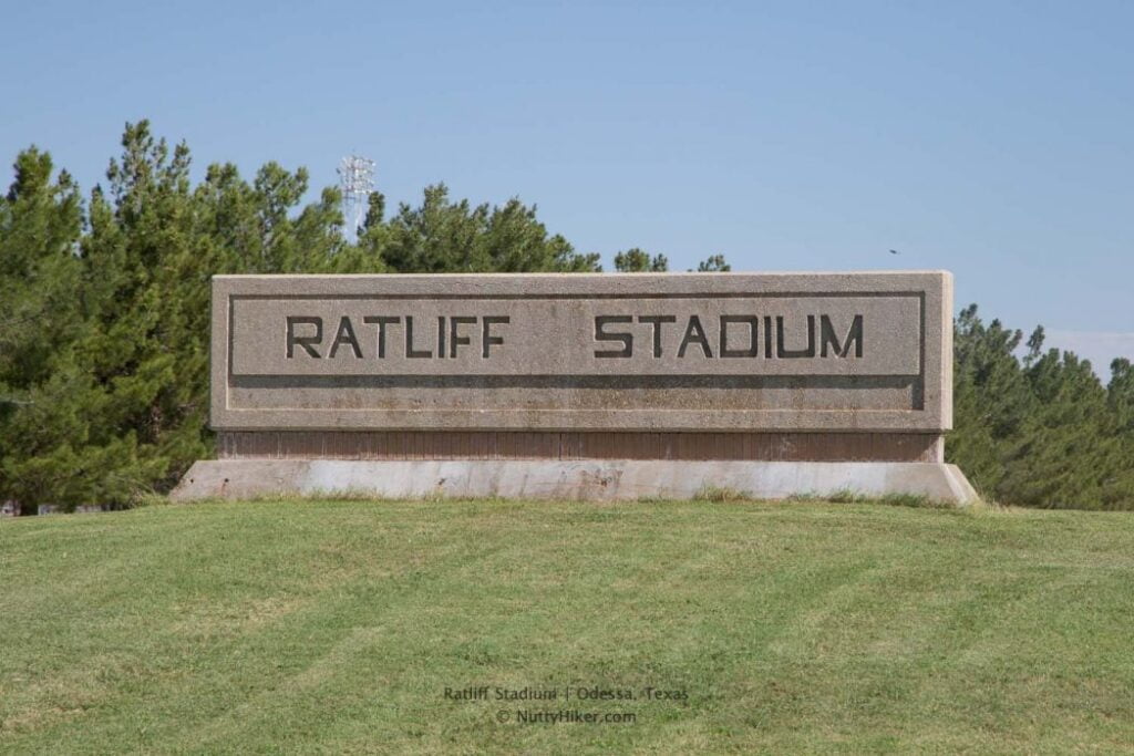 Ratliff Stadium is the home and filming location of Friday Night Lights a book based on the true story of a West Texas High School Football Team.