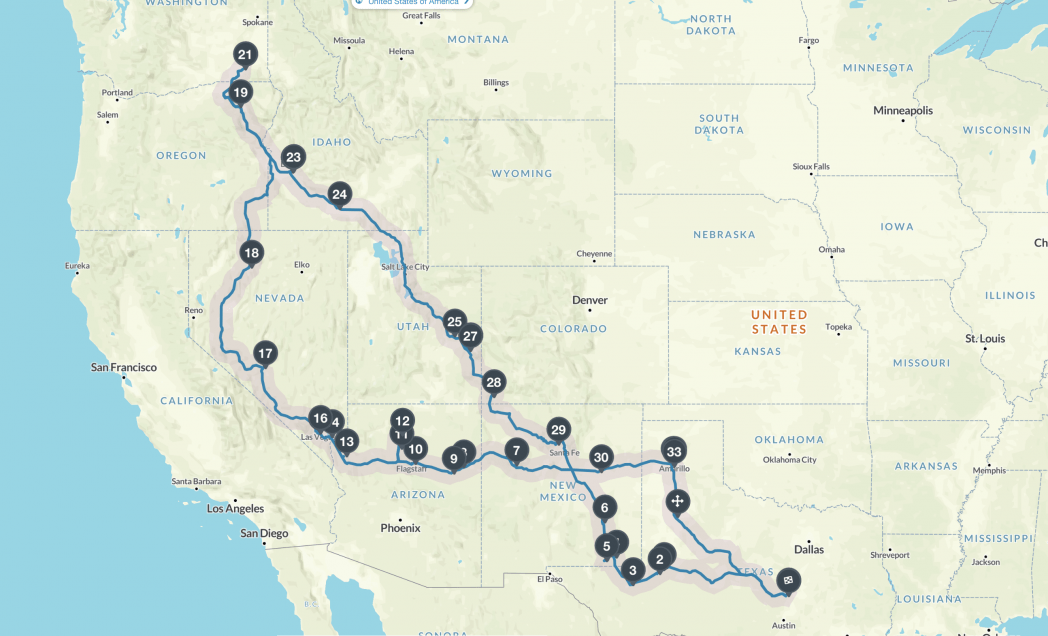 2015 Road Trip | 5000 Miles from Texas to Washington & Back